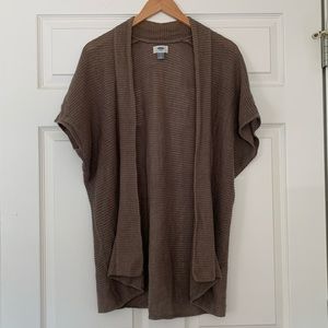 Old Navy sweater wrap olive green SZ S